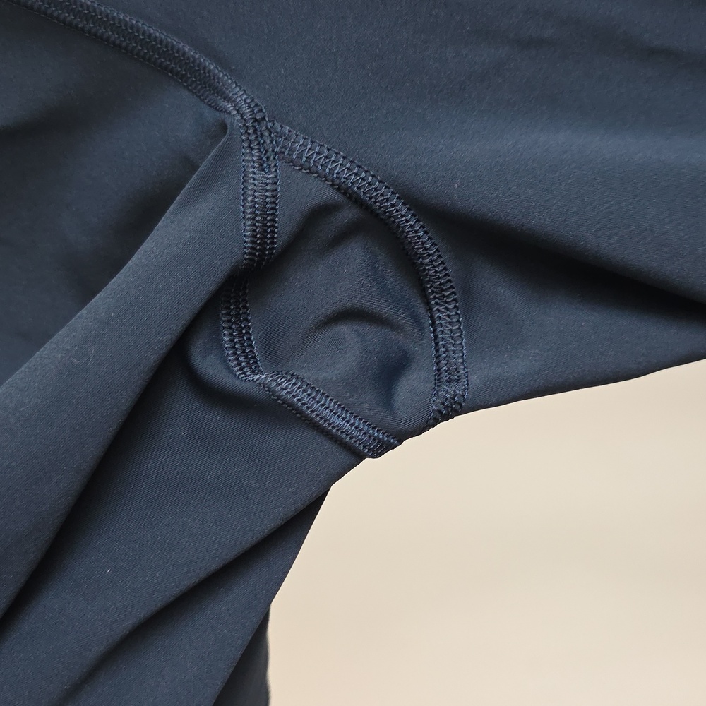 Lululemon Fast and Free High-Rise Crop 23" *Pockets in True Navy - Picture 3 of 6